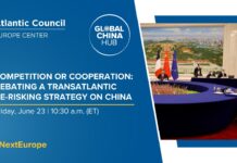 Competition or Cooperation: Debating a Transatlantic de-Risking Strategy on China, 23 June 2023