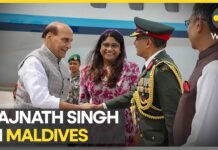 Indian Defence Minister Rajnath Singh in Maldives to Kick off Drill in Indian Ocean, 1 May 2023