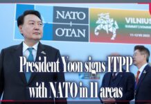 President Yoon Signs ITPP with NATO in 11 Areas, 12 July 2023