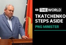 Papua New Guinea’s Foreign Minister Justin Tkatchenko Steps Aside, 12 May 2023