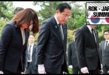 Japanese PM Kishida Began Two-day Visit to Seoul by Paying Respects at Seoul National Cemetery, 7 May 2023