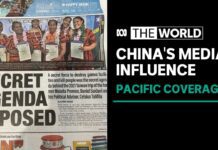Claims China Is Trying to “Buy Influence” in Pacific Media, 2 August 2023