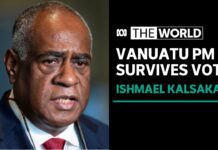 Vanuatu Prime Minister Survives No Confidence Motion in Parliament, 16 August 2023
