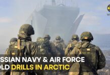 Russian Naval and Air Force Units Hold Large-scale Drills in Arctic, 11 August 2023