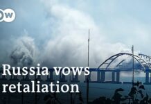 Russia Says It Repelled a Ukrainian Attack on Its Bridge to Crimea, 13 August 2023