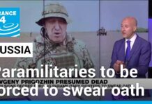 Putin Signs Decree Forcing Paramilitary Fighters to Swear Oath, 25 August 2023