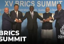 Leaders Address Summit of BRICS Gathering in South Africa for Second Day of Alliance’s Annual Summit, 23 August 2023