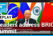 Putin and Other BRICS Leaders Address Summit in South Africa, 23 August 2023