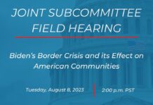 Biden’s Border Crisis and its Effect on American Communities, 8 August 2023