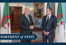 Secretary Blinken Meets with Algerian Foreign Minister Ahmed Attaf, 9 August 2023
