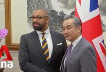 British FM James Cleverly Visits China to Improve Bilateral Ties, 30 August 2023