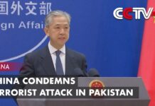 China Condemns Terrorist Attack in Pakistan, 14 August 2023