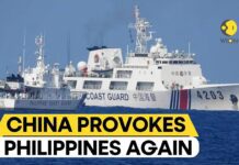 Chinese Vessels Sail in Front of Philippine Coast Guard Amid Soaring Tensions, 8 September 2023