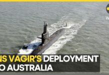 Indian Navy Submarine Vagir Travels to Australia in the First Extended-Range Deployment, 20 August 2023