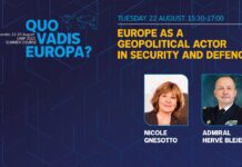 Session III: Europe as a Geopolitical Actor in Security and Defence, 22 August 2023