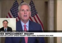 US House Speaker Opens Inquiry into Biden for ‘Meddling’ in Son Hunter’s Business Affairs, 12 September 2023