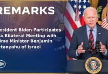President Biden Participates in a Bilateral Meeting with Prime Minister Benjamin Netanyahu, 22 September 2023