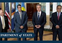 Secretary Blinken Meets with Leaders of the Marshall Islands, Micronesia, and Palau, 26 September 2023