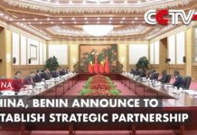 China, Benin Announce to Establish Strategic Partnership, 1 September 2023