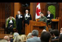 Ukraine’s Volodymyr Zelenskyy Addresses Canada’s Parliament, 22 September 2023