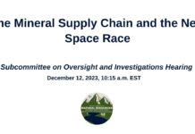The Mineral Supply Chain and the New Space Race, 12 December 2023