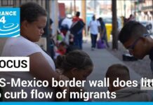 US-Mexico border wall does little to curb flow of migrants, 20 December 2023