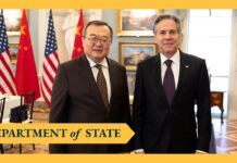 Secretary Blinken meets with People’s Republic of China CCP Minister Liu Jianchao, 12 January 2024