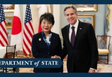Secretary Blinken meets with Japanese Foreign Minister Kamikawa Yoko, 12 January 2024