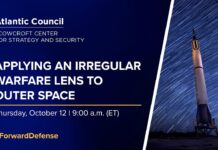 Applying an irregular warfare lens to outer space, 12 October 2023