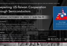 Deepening US-Taiwan Cooperation through Semiconductors, 23 October 2023