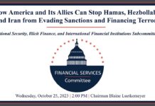 How America and Its Allies Can Stop Hamas, Hezbollah, and Iran from Evading Sanctions and Financing Terror, 25 October 2023