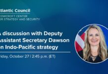 A discussion with Deputy Assistant Secretary Dawson on Indo-Pacific strategy, 27 October 2023
