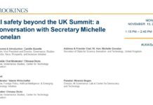 AI safety beyond the UK Summit: A conversation with Secretary Michelle Donelan, 13 November 2023