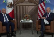 Biden meets with Mexican President López Obrador at APEC summit in San Francisco, 17 November 2023
