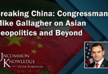 Breaking China: Congressman Mike Gallagher on Asian Geopolitics and Beyond, 17 November 2023