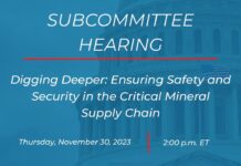 Digging Deeper: Ensuring Safety and Security in the Critical Mineral Supply Chain, 30 November 2023