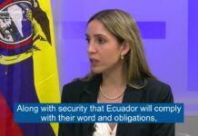 Sonsoles Garcia on the future of the US-Ecuador relation,21 December 2023