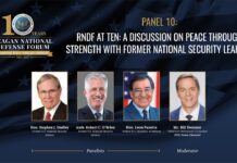 RNDF 2023: RNDF At 10: A Discussion on Peace Through Strength with Former National Security Leaders, 3 December 2023