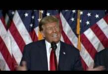 Trump speaks after winning 2024 Iowa caucuses, 16 January 2024