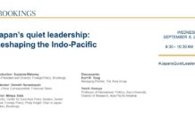 Japan’s Quiet Leadership: Reshaping the Indo-Pacific, 6 September 2023