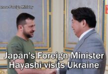 Japan’s Foreign Minister Hayashi visits Ukraine, 11 September 2023