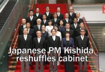 Japanese Prime Minister Kishida reshuffles cabinet, taps new defense, foreign ministers, 13 September 2023