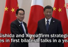 Kishida and Xi reaffirm strategic ties in first bilateral talks in a year, 17 November 2023
