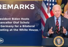 President Biden Hosts Chancellor Olaf Scholz of Germany for a Bilateral Meeting at the White House, 9 February 2024