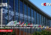 Chinese President Xi Jinping addresses Global Trade in Services Summit of 2023 CIFTIS, 2 September 2023