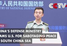 China’s Defense Ministry Slams US for Sabotaging Peace in South China Sea, 29 September 2023