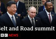 Vladimir Putin honoured at China’s Xi Jinping’s Belt and Road summit in Beijing -18 October 2023