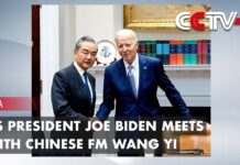 US President Joe Biden Meets with Chinese FM Wang Yi, 28 October 2023