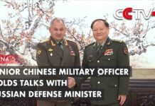 Senior Chinese Military Officer Holds Talks with Russian Defense Minister, 30 October 2023