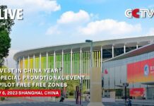 “Invest in China Year”– Special Promotional Event in Pilot Free Free Zones, 6 November 2023